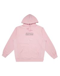 Felpa Kaws Chalk con logoSupreme in Cotone da Uomo colore Rosa | Lyst