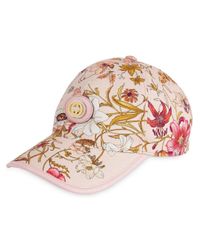 casquette fleur rose