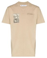 Off-White c/o Virgil Abloh X Browns 50 Mona Lisa T-shirt in Green 