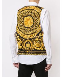 Versace Pre-Owned Weste mit barockem Print in Black für Herren