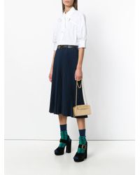 Prada Metallic (grey) Chain Clutch Bag