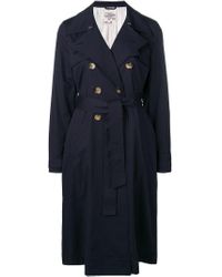 Trench classique Baum und Pferdgarten en coloris Blue