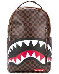 Sprayground Shark Backpack in Brown for Men - Lyst