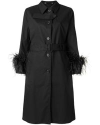 prada trench coat women's
