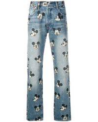 Levi's Denim X Disney Mickey Mouse Jeans in Blue for Men - Lyst