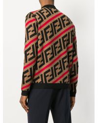 fendi striped sweater