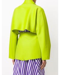 Maison Rabih Kayrouz Korte Jas Met Riem in het Green