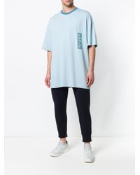Nike Cotton Oversized T-shirt in Blue for Men | Lyst