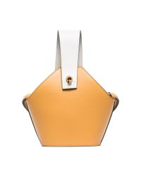 Danse Lente Natural Camel Johnny Mini Leather Bucket Bag