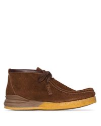 Visvim Wildleder Vsvm Beuys Trekker Folk Bts Dk Brwn In Braun Fur Herren Lyst