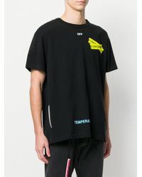 off white tee temperature