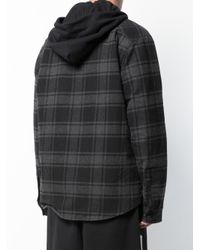 Off-White c/o Virgil Abloh Jacke mit Karomuster in Black für Herren