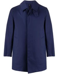 Manteau CAMBRIDGE RAINTEC Coton Mackintosh pour homme en coloris Bleu | Lyst