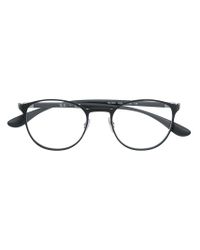Occhiali tondi 'Clip on' di Ray-Ban in Nero | Lyst