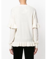 Designers Remix Wool Sydni Ruffle Sweater - Lyst