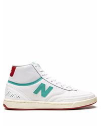 New Balance Leather Numeric 440 High-top Sneakers in White for Men ...