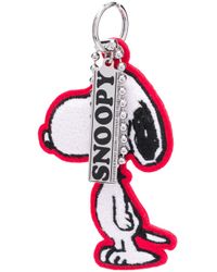 Marc Jacobs 'Snoopy' Schlüsselanhänger in Weiß - Lyst