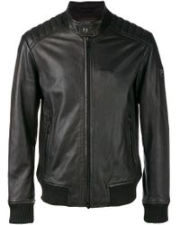 Hackett Leder X Aston Martin 'Racing' Lederjacke in Schwarz für Herren |  Lyst DE