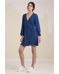 The Fifth Label - Blue Join The Party Long Sleeve Dress - Lyst