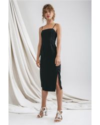 C/meo Collective - Black Paradise Short Sleeve Dress - Lyst