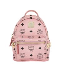 pink mini mcm backpack