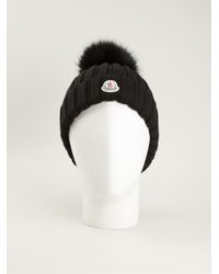 moncler bobble top beanie