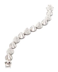 Eddie Borgo | Metallic Alternating Pave Cone Bracelet | Lyst