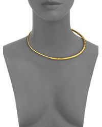 A Peace Treaty | Metallic Isida Asymmetrical Choker Necklace | Lyst