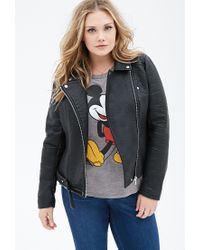 forever 21 plus leather jacket