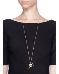 Shaun Leane | Large Branch Pendant Diamond And Cultured Pearl Necklace | Lyst