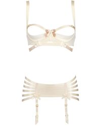 Bordelle | White Spandex Suspender | Lyst
