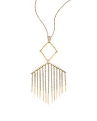 Alexis Bittar | Metallic Miss Havisham Liquid Pavéarticulating Crystal Pendant Necklace | Lyst