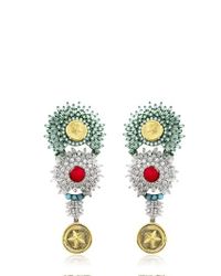 Iosselliani | Metallic Full Metal Jewels Pin | Lyst