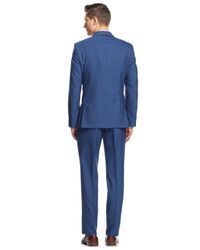 Calvin Klein X Mid Blue Stripe Vested Extra-Slim-Fit Suit for Men - Lyst