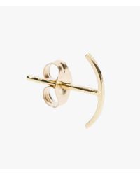 Kathleen Whitaker | Metallic Stitch Earring - Single | Lyst