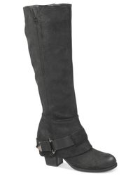 fergie gray boots