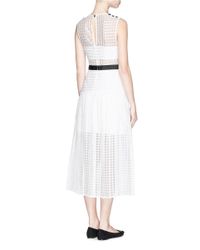 pleat voile gingham