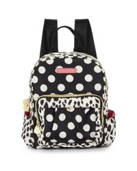 betsey johnson leopard backpack