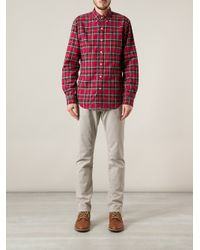plaid ralph lauren button down