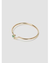 Wwake - Green Triangle Lineage Ring Emerald - Lyst