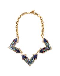 Lulu Frost | Metallic Petra Mosaic Statement Necklace | Lyst
