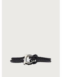 Ferragamo Bracelet gancini (l) - Noir