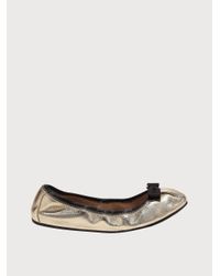 ferragamo foldaway ballet flat