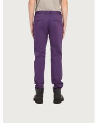 Pantalones, pantalones de vestir y chinos Morado de hombre | Lyst