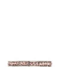 Philippe Audibert | Pink Crystal Embellished Elasticated Bracelet | Lyst
