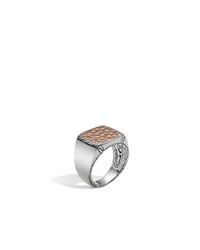 John Hardy | Metallic Classic Chain Signet Ring | Lyst