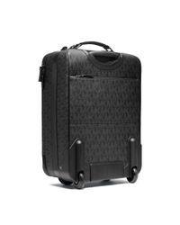 kors michael trolley suitcase jet travel logo