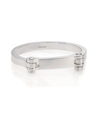 Miansai | Metallic Sterling Silver Bolt Cuff Bracelet | Lyst