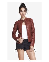 express leather coat