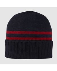 blue and red gucci hat